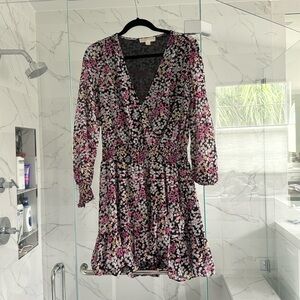 Michael Kors floral cocktail dress